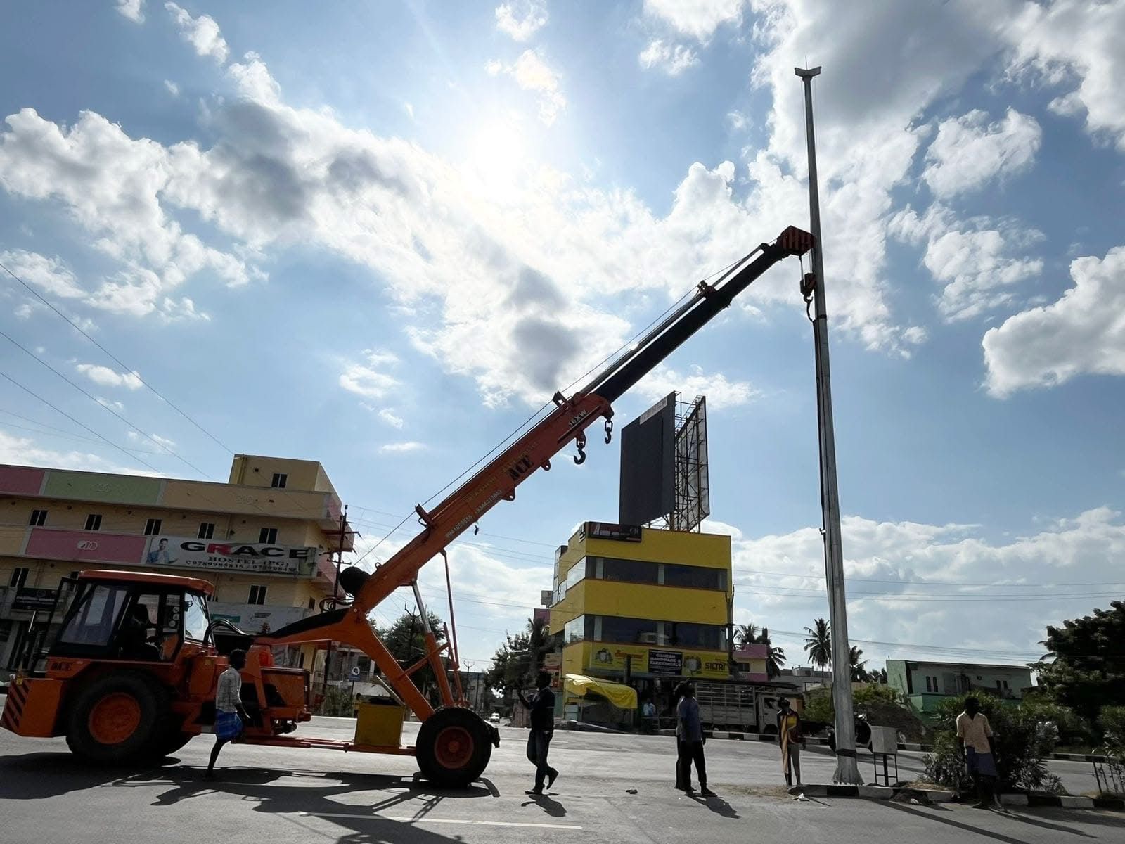 High Mast Lighting Pole